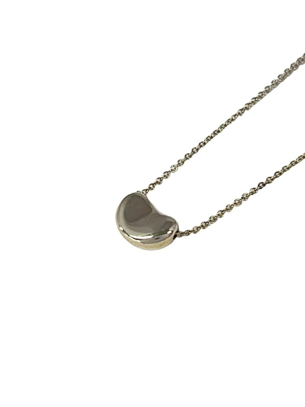 Tiffany & Co Necklace Bean Silver